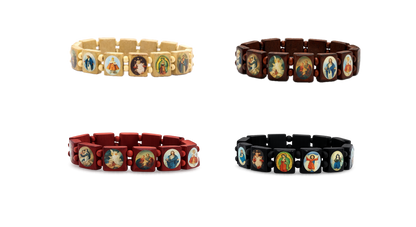 "Faith" Bracelet Wood