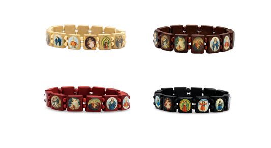 "Faith" Bracelet Wood