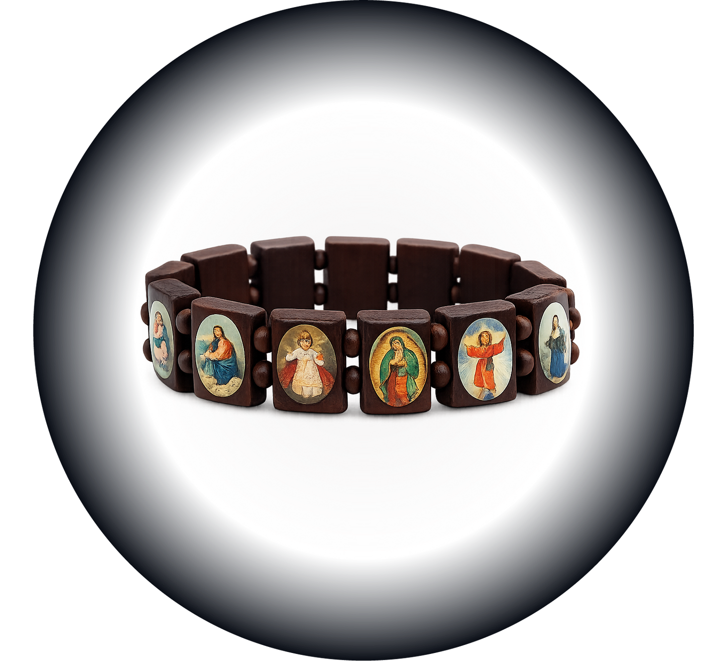"Faith" Bracelet Wood