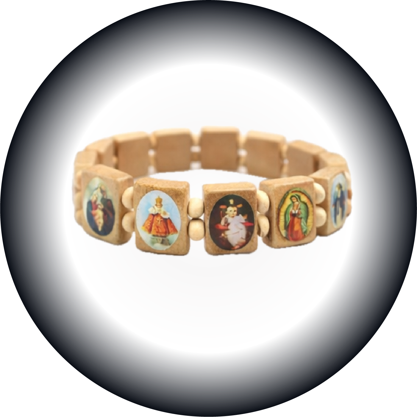 "Faith" Bracelet Wood